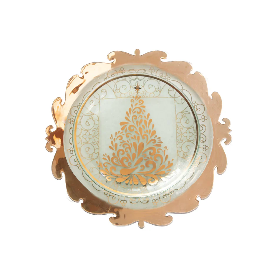 10 1/2" Round Plate Tracery - Image 3