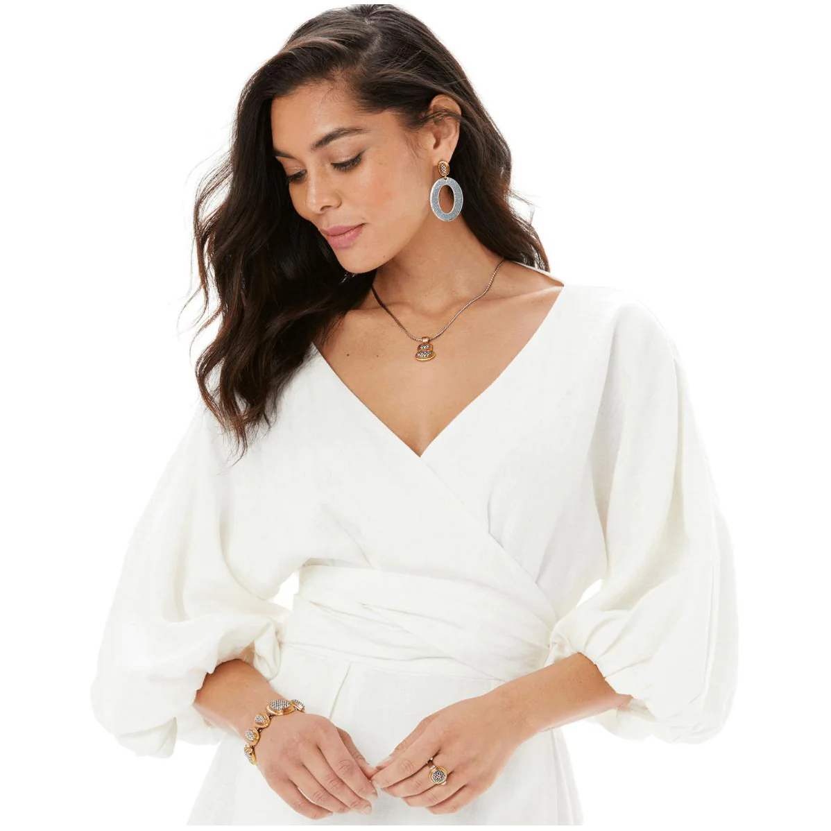 Ferrara Artisan Two Tone Duo Necklace - Image 3