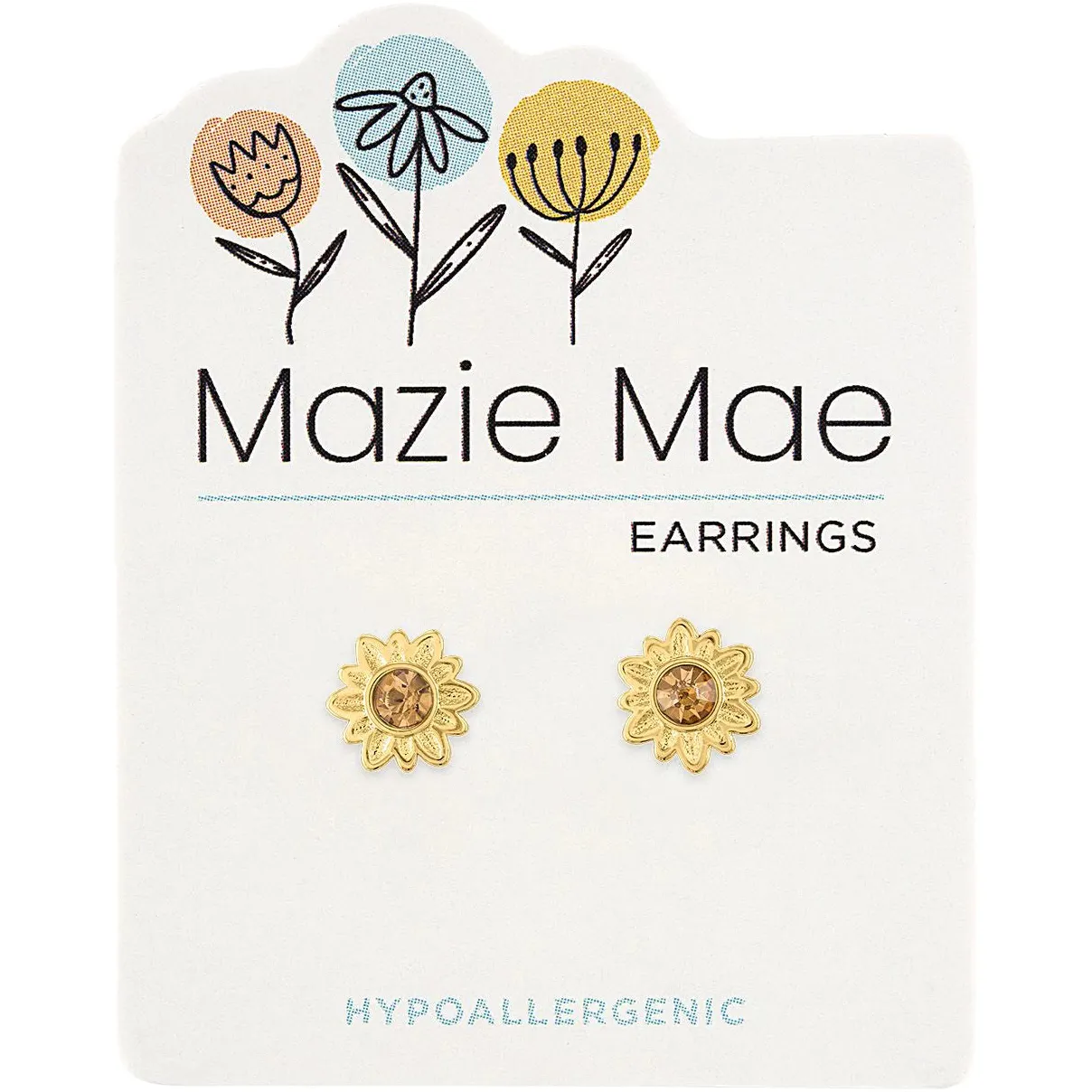 Gold Mazie Mae Earrings - Image 11